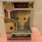 Funko Pop! Henry (001) #1458 Stranger Things Season 4 w/Protector MINT 💜🩷💛