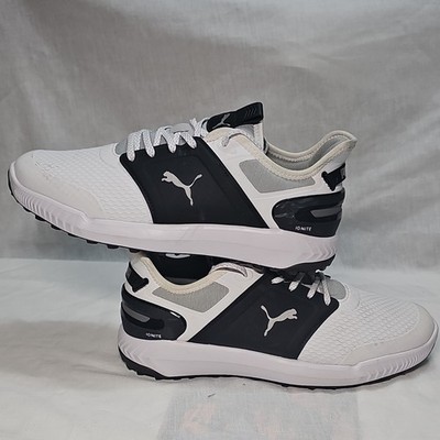 PUMA IGNITE Golf Shoes White/Black/Gray Men US 8.5 376077-06