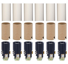 Chandelier Lighting Fixture Socket Kit Candelabra E-12 Sockets with Cardboar