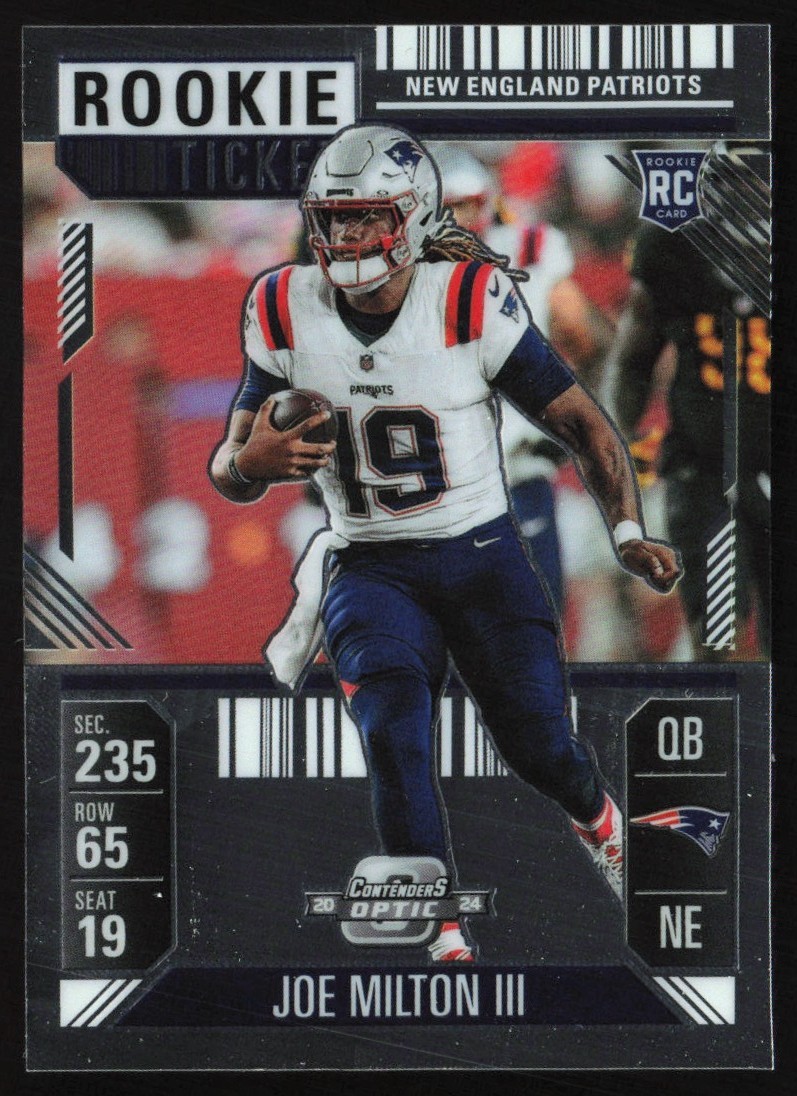2024 Panini Contenders Optic Joe Milton Rookie #78 GS1