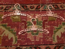 Lot of 3 pink ducklings ducks baby nursery vintage hanger lot infant girl