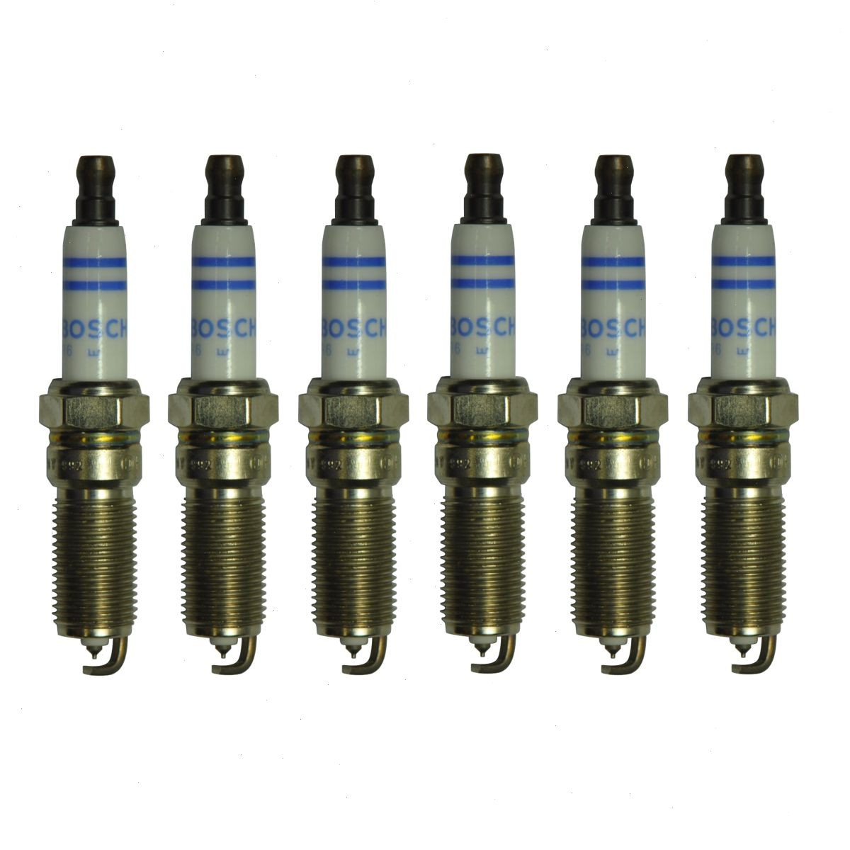 6 pc Bosch Double Platinum Spark Plugs for 1998-2005 Mercedes-Benz E320 3.2L db