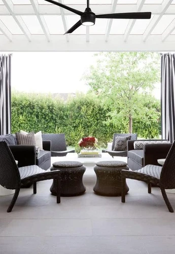 Skinnie 56" Ceiling Fan with LED Light - Coal Finish - Picture 7 of 9