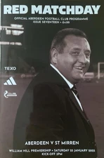 Aberdeen v St Mirren - 2024/25 Scottish Premiership League - Sat 25/1/2025