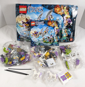 LEGO Building Blocks Elves AIRA'S PEGASUS SLEIGH Kit 41077 NEW Open Box