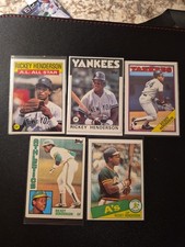Rickey Henderson Yankees All-Star  And The A's