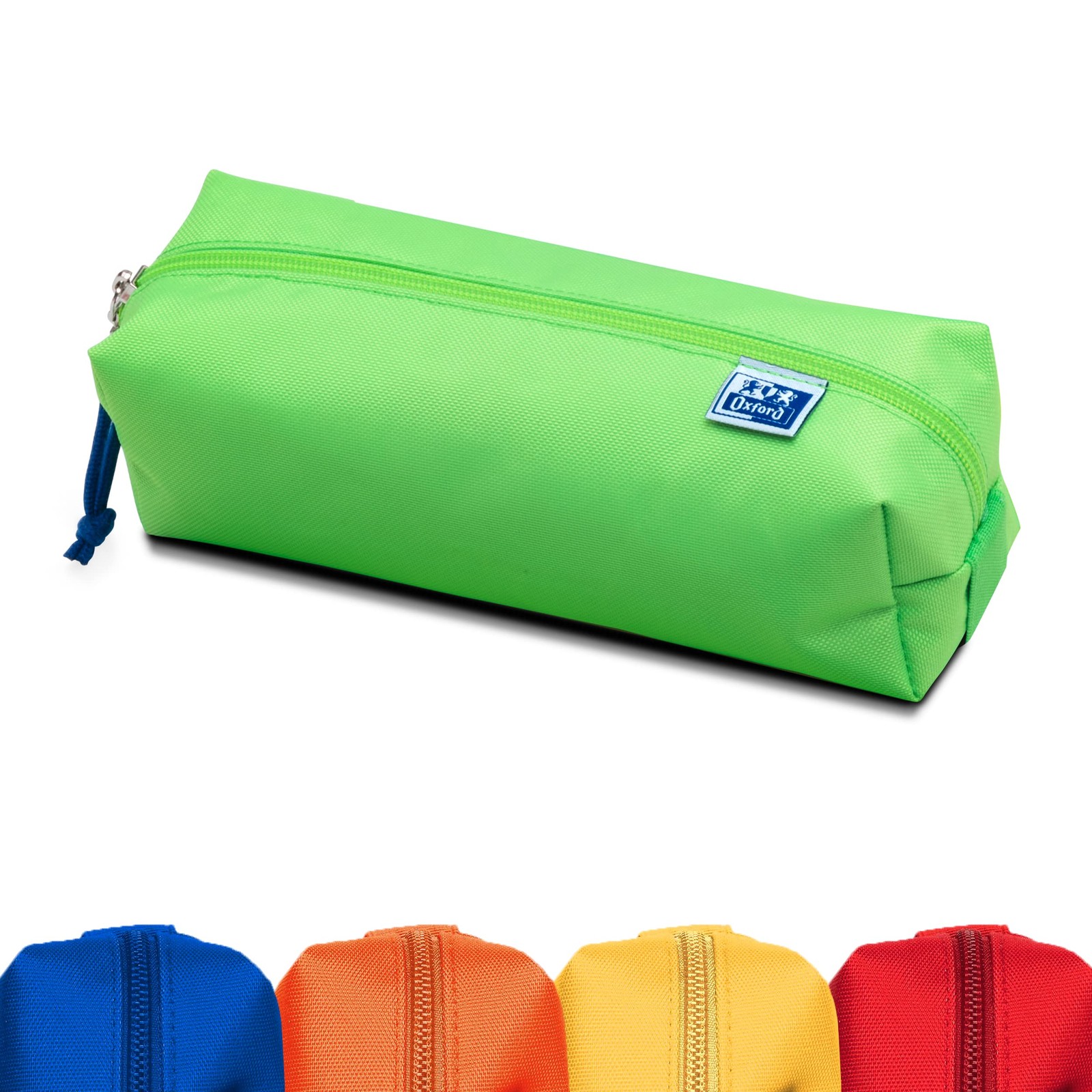Оксфордский прямоугольный пенал для девочек и мальчиков Большой прочный светло-зеленый