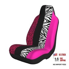 Hot Leopard Zebra Animal Stripes Car Seat Cover Front Seat Protector 1 Pink Hot Leopard Zebra Animal Stripes Car Seat Cover Front Seat Protector 1 Pink