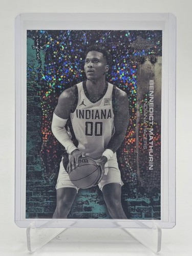 BENNEDICT MATHURIN 2025-26 TOPPS CHROME CACTUS JACK TEAL SPECKLE /299 Q0398