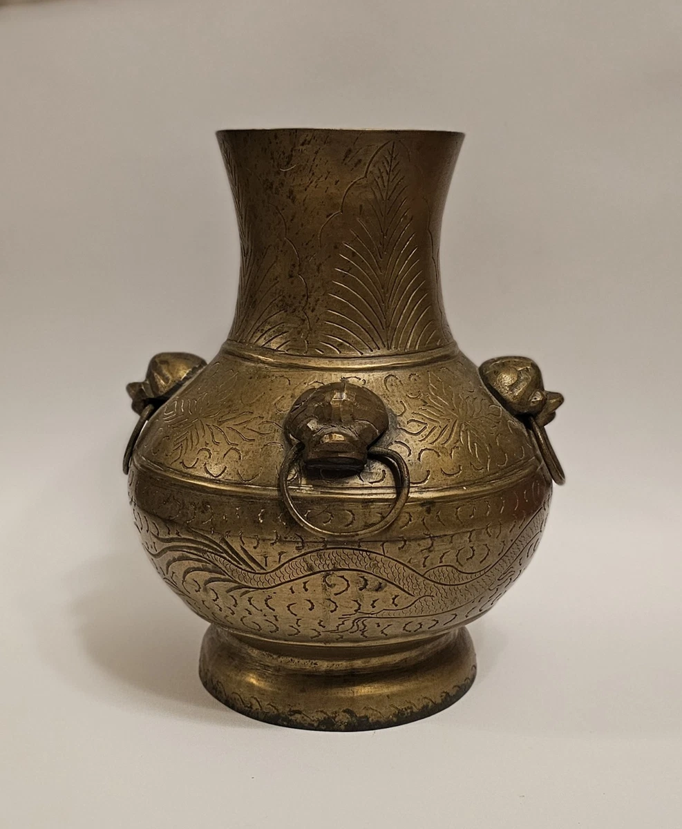 黄铜中国花瓶1900-1940 | eBay