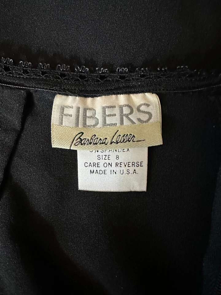 Maxi falda recta Barbara Lesser Fibers para mujer talla 8 negra bordada floral Foto 2 de 4