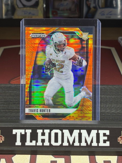 Travis Hunter 2025 Prizm rookie Orange pulsar /75