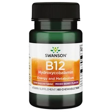 Swanson Supplemelts Vitamin B-12 1,000 Mcg 60 Chewable Tablets