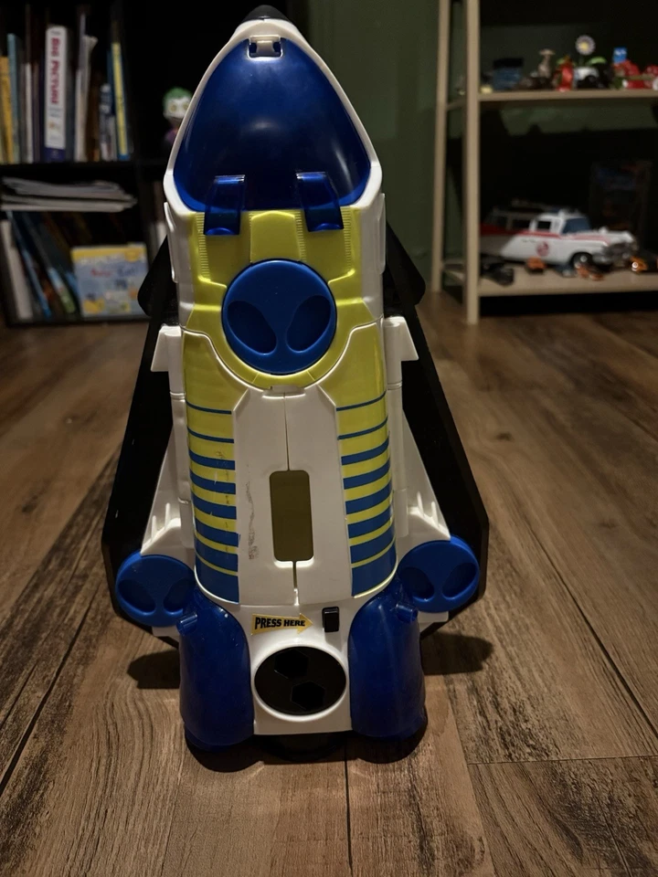 Vtg Fisher Price Mattel Imaginex Space Shuttle Rocket Ship Lights Sound Works - Image 4 of 4