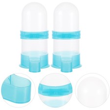 2 PCS Automatic Bird Watering Hydration Feeder Dispenser Small Cage Bowl