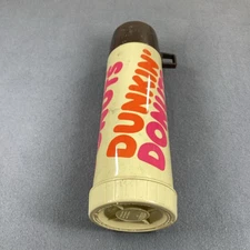 Vintage 1980's Large Dunkin Donuts Thermos 32 0z Metal Glass Lined USA Made