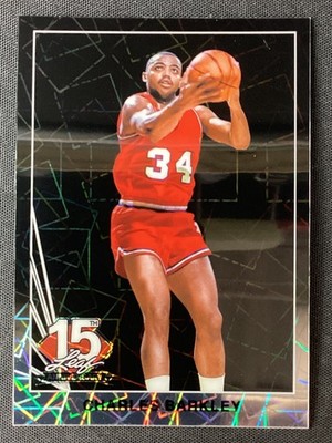 2025 Leaf 15th Anniversary #90B-30 Charles Barkley 1990 Base Lazer Black /2