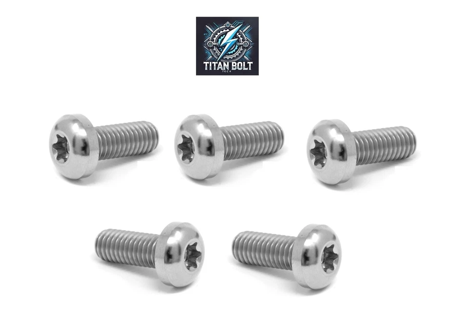 For Harley Sportster Dyna Softail Titanium  Front Rear Brake Disc Rotor Bolts - Image 3 of 4