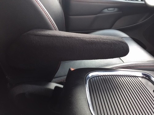 Auto Armrest Covers-Compatible with the Dodge Grand Caravan Fleece -XLGSLMFL - Picture 3 of 16