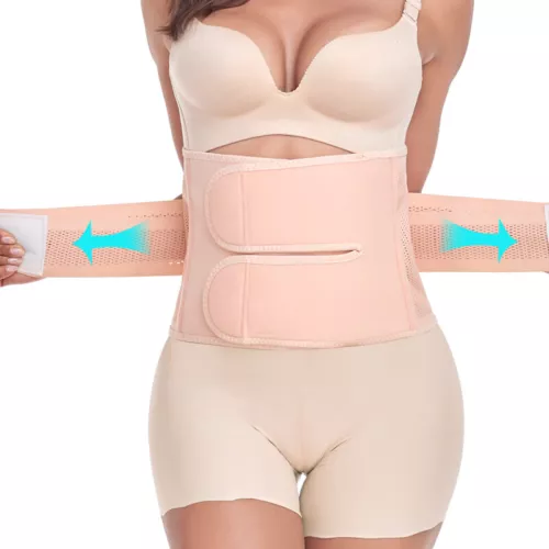 Postpartum Belly Band C Section Belly Wrap Abdominal Binder Girdle Tummy Tuck US - Picture 18 of 29