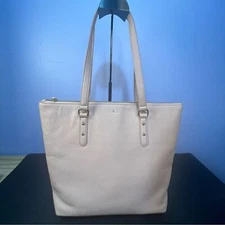 kate spade larchmont avenue taupe penny leather tote