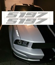 2pc Ford Mustang Gt S197 Car Vinyl Sticker Decal 1 X 8 Inches Reflective 2pc Ford Mustang Gt S197 Car Vinyl Sticker Decal 1 X 8 Inches Reflective