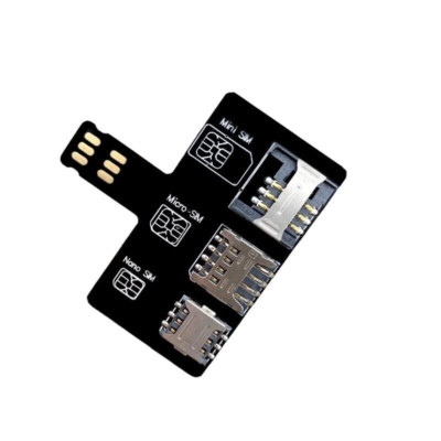 External SIM Card Slot Adapter Fast Changer Reader Holder Free Reboot For iPhone