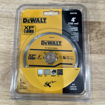 DEWALT 4-in Diamond Continuos Rim Dry/Wet Cutting Wheel DW4729