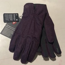 NWT Lululemon City Keeper Gloves HTPT Purple/Black Primaloft - 78 Size L/XL