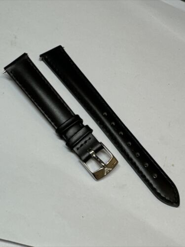 Genuine Armani Black Leather Replacement Straps AR0103