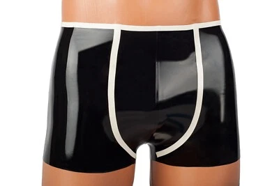 LA-MINOU Latex Herren Shorts, Retro, Rubber, Fetisch, Gummi