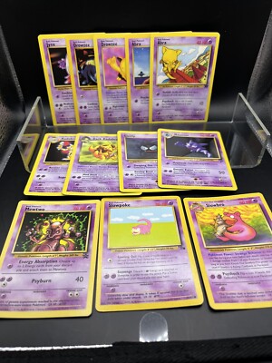 Pokemon Base Set Original Vintage 1999-2000 Cards You Pick