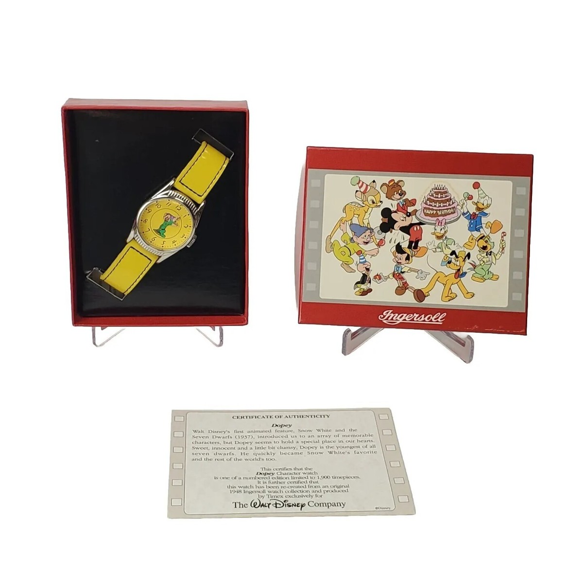 Ingersoll Disney Dopey Limited Edition Watch 2000 Ingersoll Limited Edition Dopey Watch- Timex  main image 2