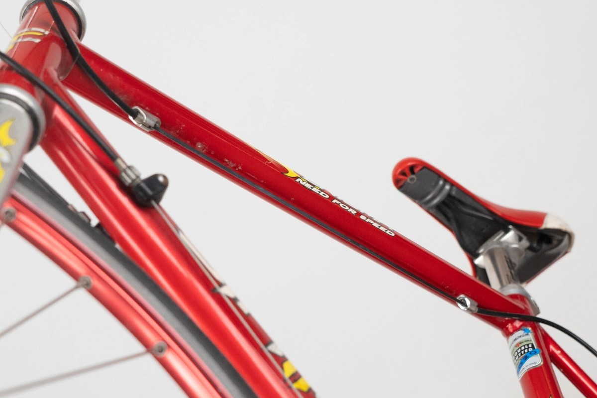 ①新品未開封 Bicycle ビンテージ バイシクル 赤 SINTESI ENIGMA BIKE CAMPAGNOLO VELOCE 9S 9 SPEED clinchers rim