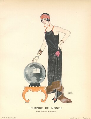 George Barbier   The Fortune Teller | Art Deco Fashion Illustration Print