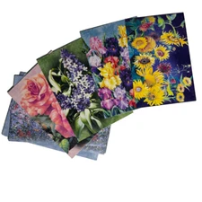 Vintage (2000's) Tree Free Greeting Cards - Flower Edition