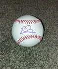 Trevor bauer Signed Autographed Baseball Indians Dodgers Reds Long Island Ducks