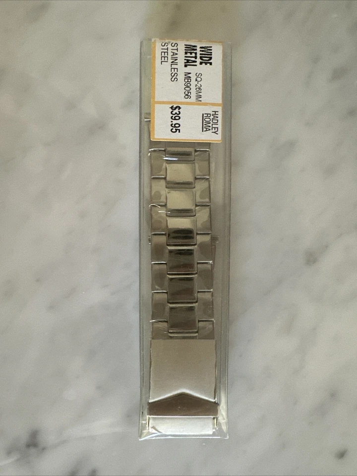 *NUEVO* Correa de reloj de acero inoxidable Hadley Roma para hombre de 20 mm-26 mm MB9056 Foto 4 de 4