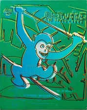 ANDY WARHOL Pop Art Poster or Rolled Canvas Print "Monkey"