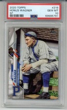 2020 TOPPS #219 HONUS WAGNER BASEBALL CARD PITTSBURGH PIRATES PSA 10 SP LOW POP