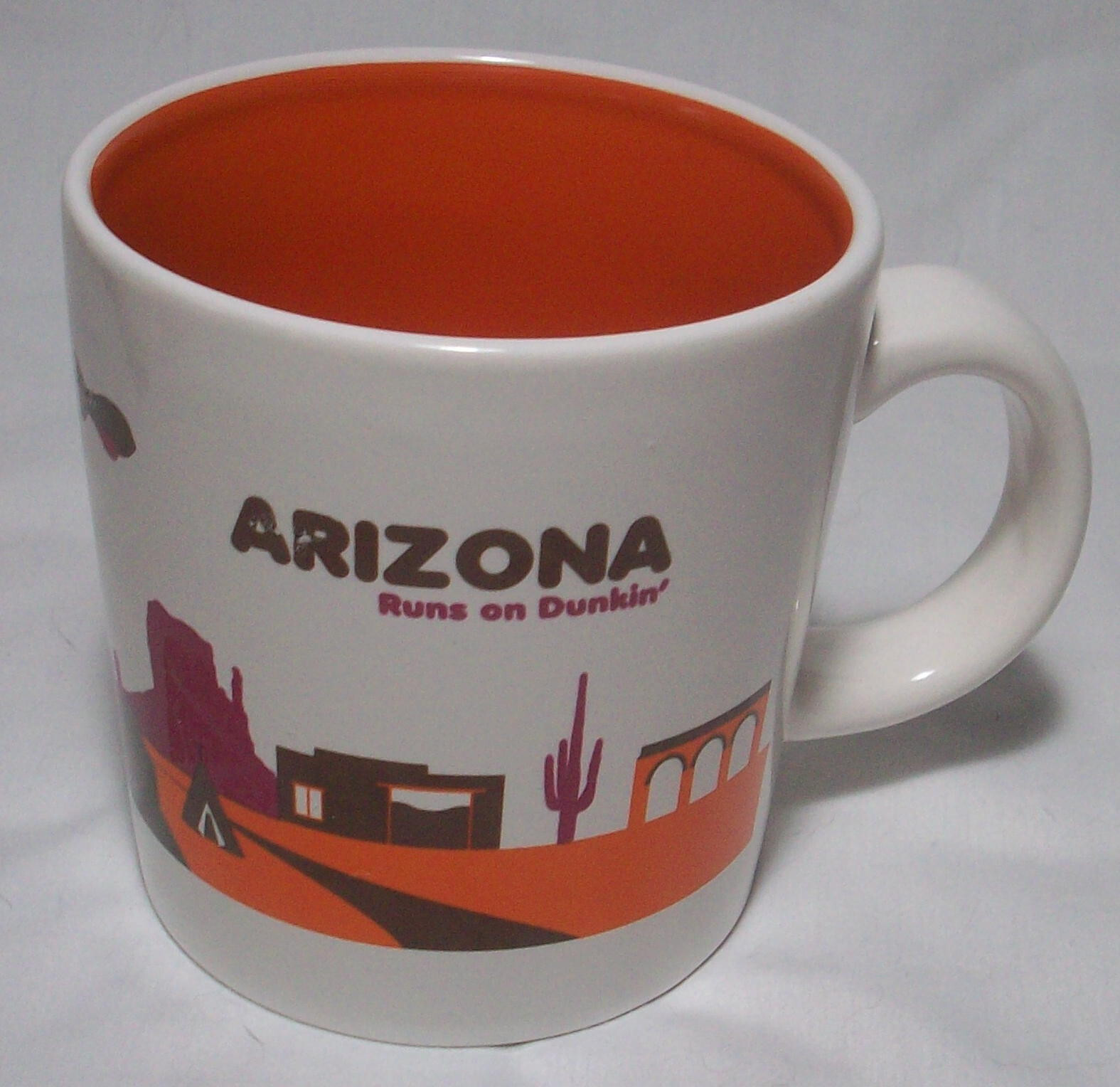 2012 Dunkin' Donuts ARIZONA 100 Years Runs on Dunkin' Destination Mug ...