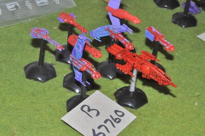 SciFi / Space Fleet im Maßstab 1:3000 - Schiffe 8 Figuren - (B57760)
