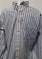 Chaps Men's Classic Fit Long Sleeve Button Up Shirt Size 16 34/35