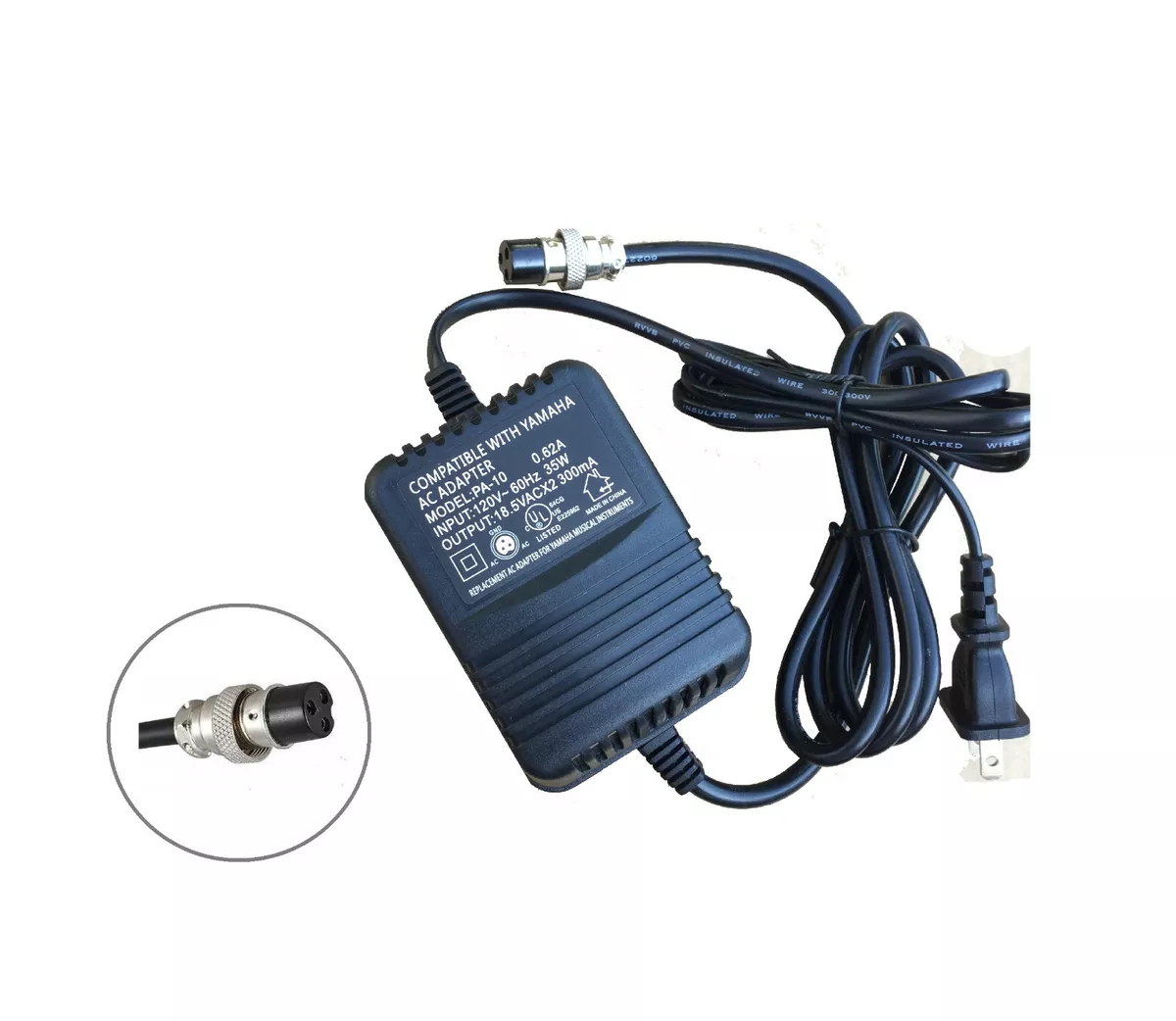 AC Adapter - Power Supply for Yamaha USB Mixing Studio MW10C