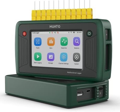 HUATO Next Gen S1500 Series 16 Channel Thermocouple Data Logger w/ Touch Screen