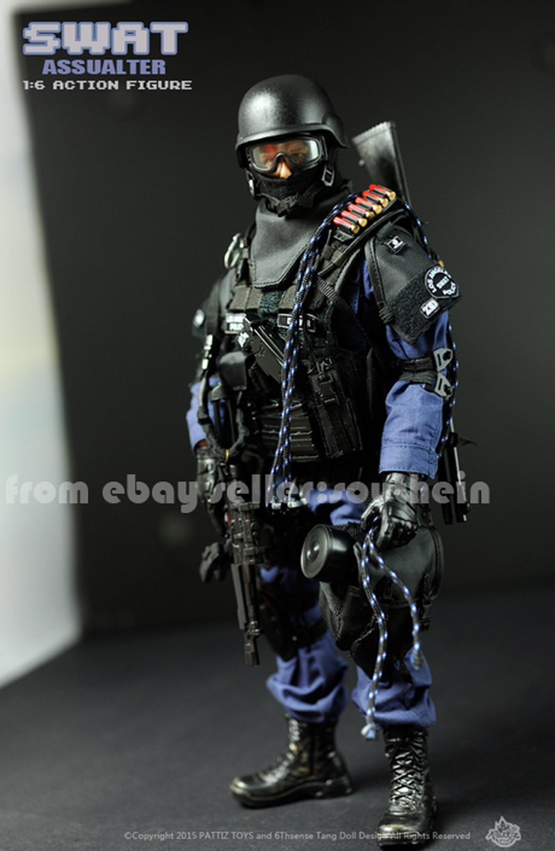 PATTIZ 1/6 Swat Soldier Model Decoration Toys Action Figure | eBay