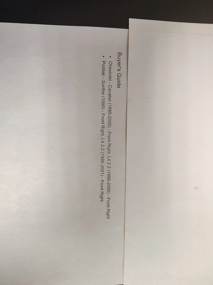 Eixo dianteiro direito CV Chevy Cavalier 1995-2000 Pontiac Sunfire 1995 2001 - Imagem 3 de 3