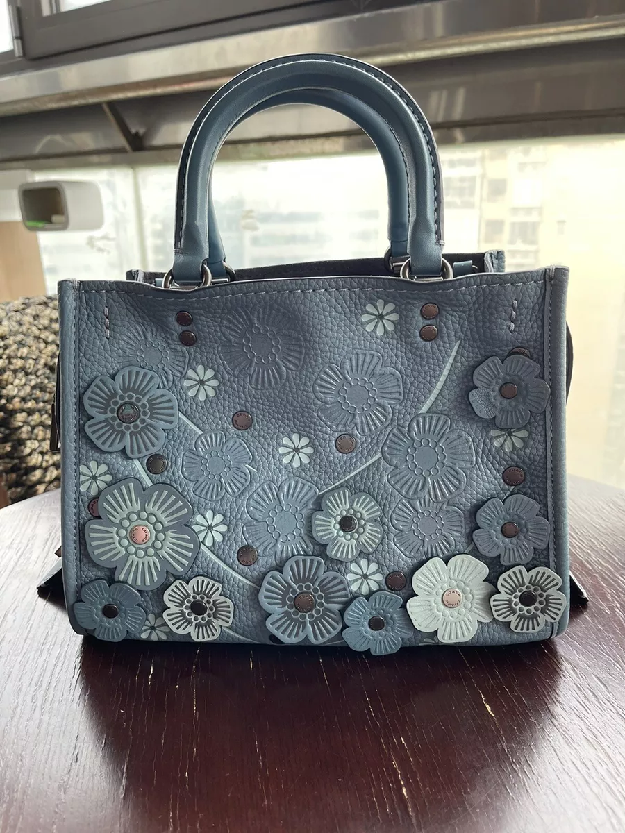 Coach Rogue Bag 25 With Wild Tea Rose In : Bp/chalk