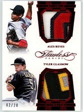 2017 Flawless Ruby Alex Reyes Tyler Glasnow Dual Patch /20