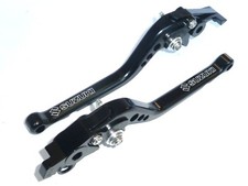 Suzuki GSX1400 2001-2007 Long Noir Leviers Frein et Embrayage Route Course S4ZE
